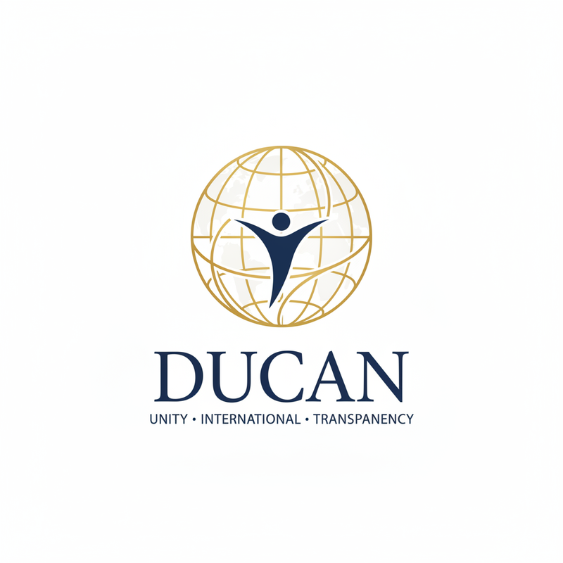 Ducan Logo - Refined Globe & Figure
