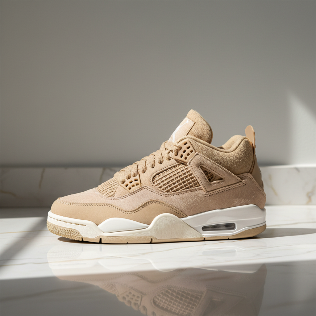 Jordan 4 Retro Cozy Girl – cream marble