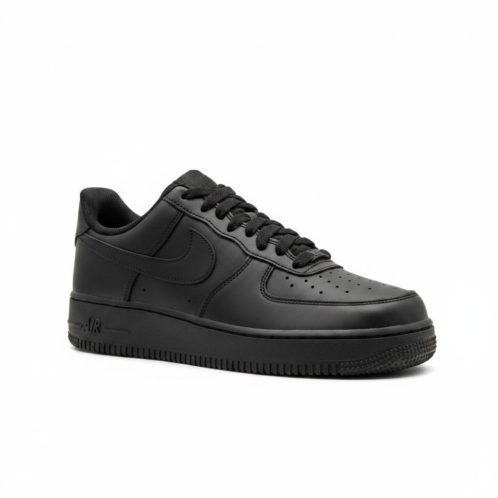 Nike Air Force 1 Triple Black – white studio
