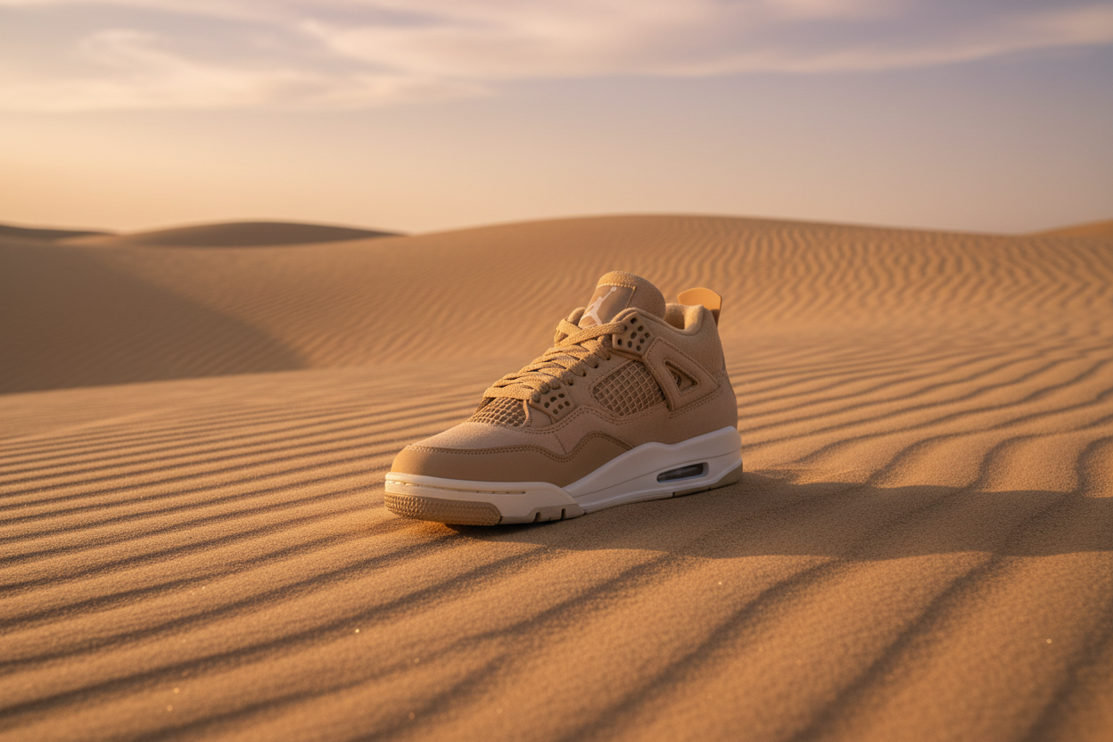 Jordan 4 Retro Cozy Girl – sandy desert