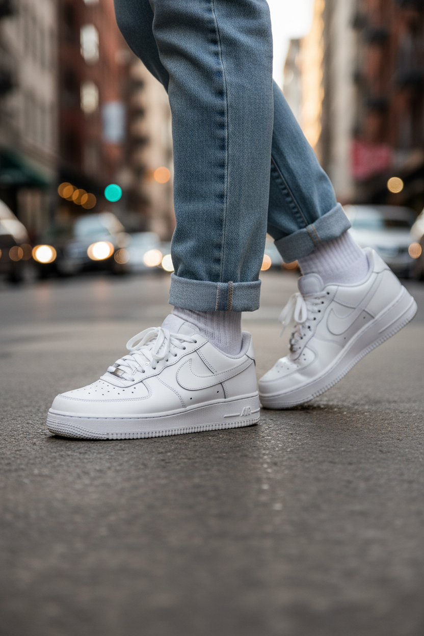 Nike Air Force 1 White – street style