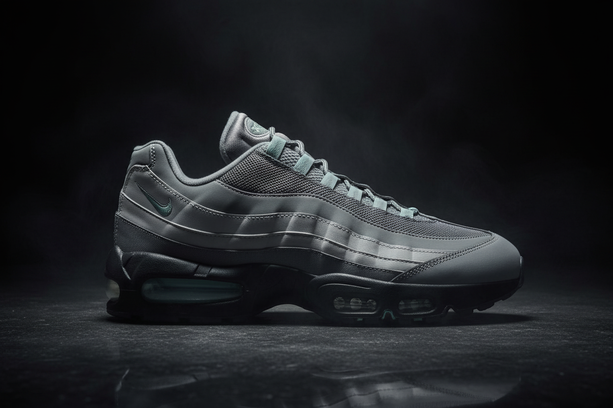 Nike Air Max 95 Smoke Grey – dark moody editorial