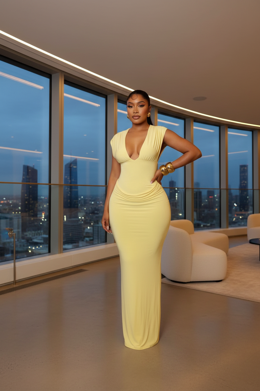 White Woman Penthouse Yellow